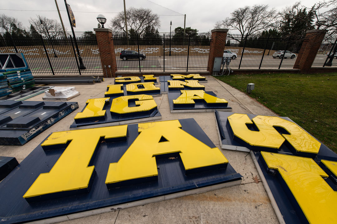 Michigan Football - New Michigan Stadium Scoreboards